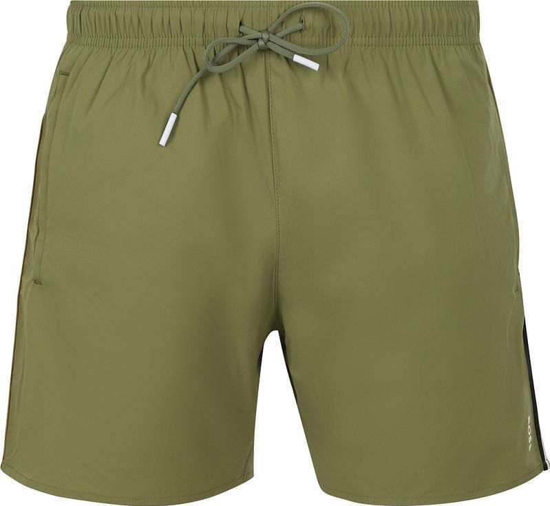 HUGO BOSS Iconic swim shorts, heren zwembroek, groen