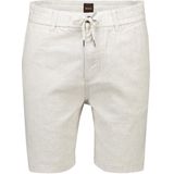 Hugo Boss - Orange Chino - Korte Broek - Beige - Linnen Mix