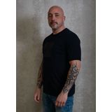 Hugo Boss - T-shirt - Blauw - 100% Katoen