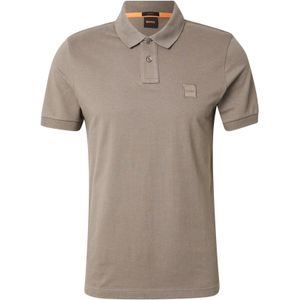 BOSS Passenger Polo - Taupe - Heren - 95% Katoen en 5% Elastaan