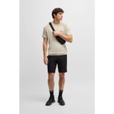 Boss - Momentum Lite T-shirt - Korte Mouwen - Ronde Hals - 60% Katoen, 40% Polyester