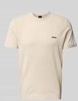 Boss - Momentum Lite T-shirt - Korte Mouwen - Ronde Hals - 60% Katoen, 40% Polyester