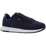 Hugo Boss - Sneaker - Marineblauw - Leer