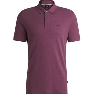 BOSS - Pallas - Polo - Lila - 100% Katoen, Pique Kwaliteit