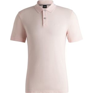 BOSS - Pallas - Polo - Lichtroze - Regular Fit - Pique