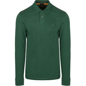Hugo Boss - Poloshirt - Groen - Katoen - Slim-Fit
