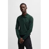 BOSS Passerby Polo Donkergroen - Slim-Fit - Katoen en Stretch