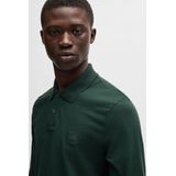 BOSS Passerby Polo Donkergroen - Slim-Fit - Katoen en Stretch
