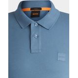 BOSS Orange Polo lange mouw Blauw Passerby 10256683 01 50507704 459