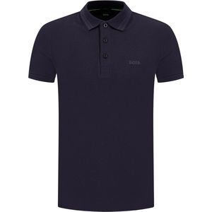 Hugo - Heren Piqué Polo Shirt - Blauw - Katoen
