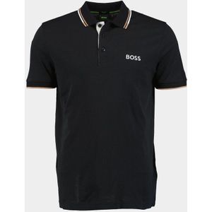 BOSS - Paddy Pro - Poloshirt - Zwart - Katoen/Gerecycled Polyester