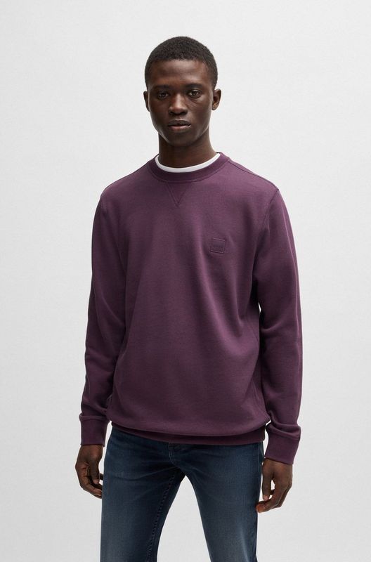 Sweatshirt mit Label-Stitching Modell 'Westart'