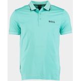 BOSS - Paul Pro - Poloshirt - Groen - 92% Polyester, 8% Elastaan