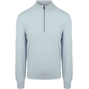 BOSS Black - Ebrando Pullover - Blauw - 100% Katoen