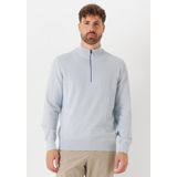 BOSS Black - Ebrando Pullover - Blauw - 100% Katoen