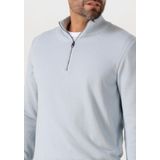 BOSS Black - Ebrando Pullover - Blauw - 100% Katoen