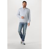 BOSS Black - Ebrando Pullover - Blauw - 100% Katoen