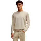 Hugo, Heren, Truien, Beige, Maat: 2XL Katoen,