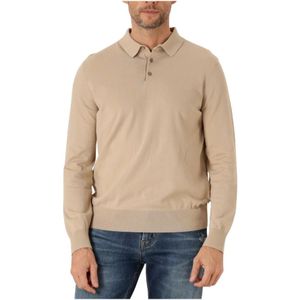 BOSS Gemello Long Sleeve Polo Beige - Maat L - Heren - Longsleeve polo