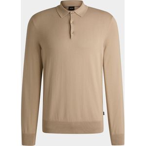BOSS - Gemello-P Polo - Beige - Katoen - Lange Mouwen