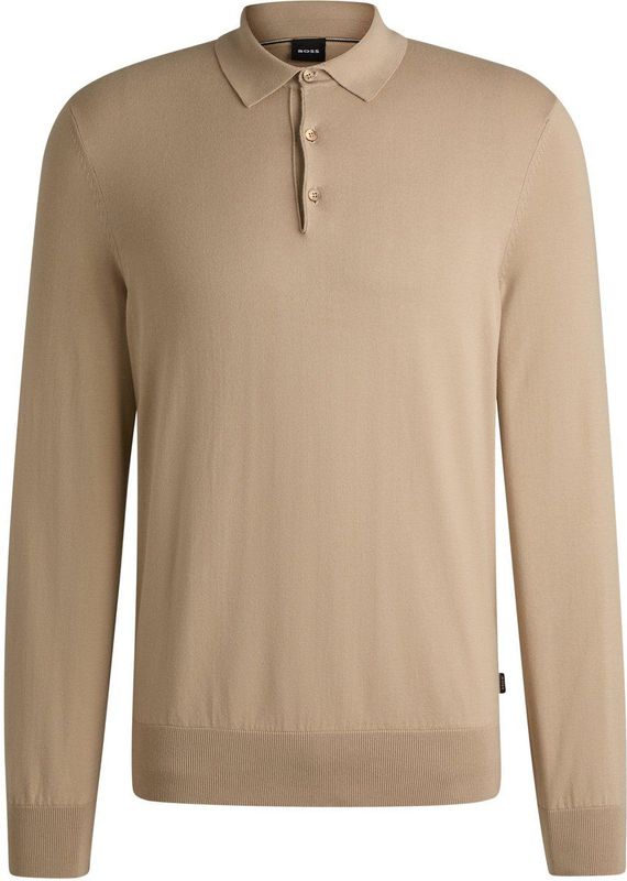 Boss - Gemello-P - Gebreide Trui - Beige - 2XL