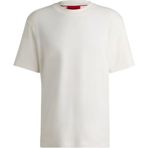 Hugo Boss T-Shirt - Creme - Heren - Zomer 2025