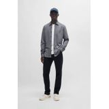 BOSS ORANGE Mysoft Overhemd - Grijs - Katoen