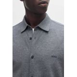 BOSS ORANGE Mysoft Overhemd - Grijs - Katoen