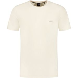 Hugo Boss - T-shirt - Beige - Katoen/Elastaan
