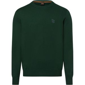 BOSS - Kanovano - Pullover - Donkergroen - 95% Katoen, 5% Kashmir