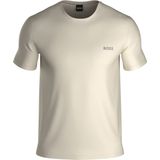 Hugo Boss - T-shirt - Beige - Katoen/Elastaan