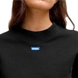 HUGO - Sweatshirt - Zwart - French Terry Katoen - Regular Fit