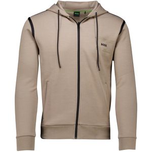 Boss Green - Saggy - Vest - Beige - Katoen - Normale Fit