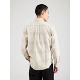 BOSS - Rickert M - Overhemd - Blauw - Regular Fit, Lange Mouwen, Biologisch Katoen