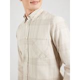 BOSS - Rickert M - Overhemd - Blauw - Regular Fit, Lange Mouwen, Biologisch Katoen