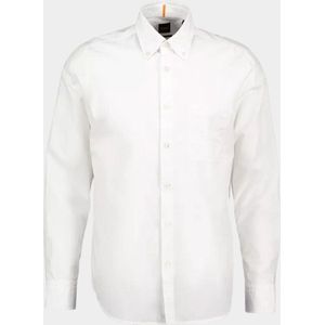 BOSS Orange - Ranzo - Casual Overhemd - Wit - Lange Mouw