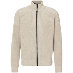 BOSS Orange - Pullover - Beige - 100% Katoen