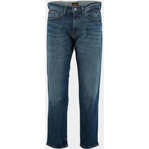 BOSS - 5-Pocket Jeans - Blauw - 78% Katoen, 20% Gerecycled Katoen, 2% Elastaan