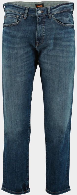 BOSS - 5-Pocket Jeans - Blauw - 78% Katoen, 20% Gerecycled Katoen, 2% Elastaan