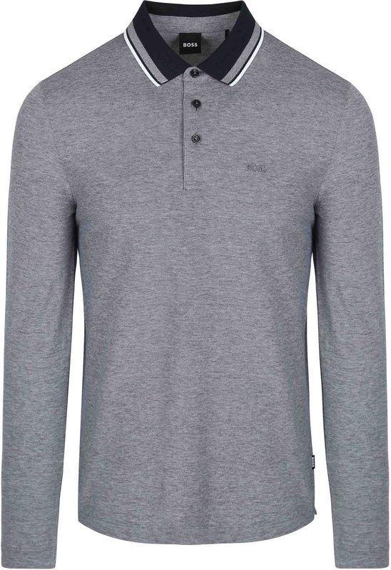 BOSS - Pittman - Poloshirt - Navy - Longsleeve