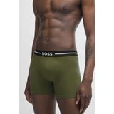 HUGO BOSS Bold - Boxers - Lichtblauw, Donkerblauw, Olijfgroen - 3-Pack