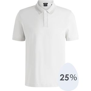 BOSS - Slim-Fit Polo - Korte Mouwen - Blauw - 100% Katoen