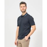 BOSS - Slim-Fit Polo - Katoen - Blauw