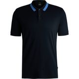 BOSS - Slim-Fit Polo - Katoen - Blauw