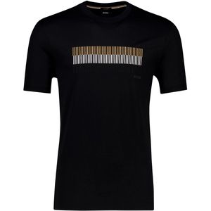 Hugo Boss - Thompson - T-Shirt - Zwart - 100% Katoen