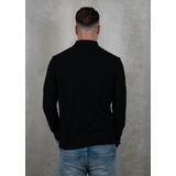 BOSS Green - Polo Lange Mouw - Zwart - Katoen