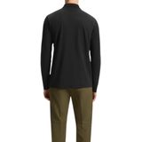 BOSS Green - Polo Lange Mouw - Zwart - Katoen