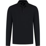 BOSS Green - Polo Lange Mouw - Zwart - Katoen