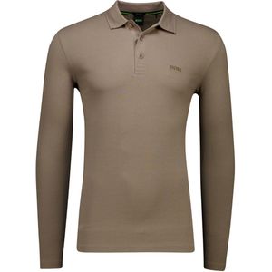 Hugo Boss - Plisy LM - Poloshirt - Bruin - Katoen