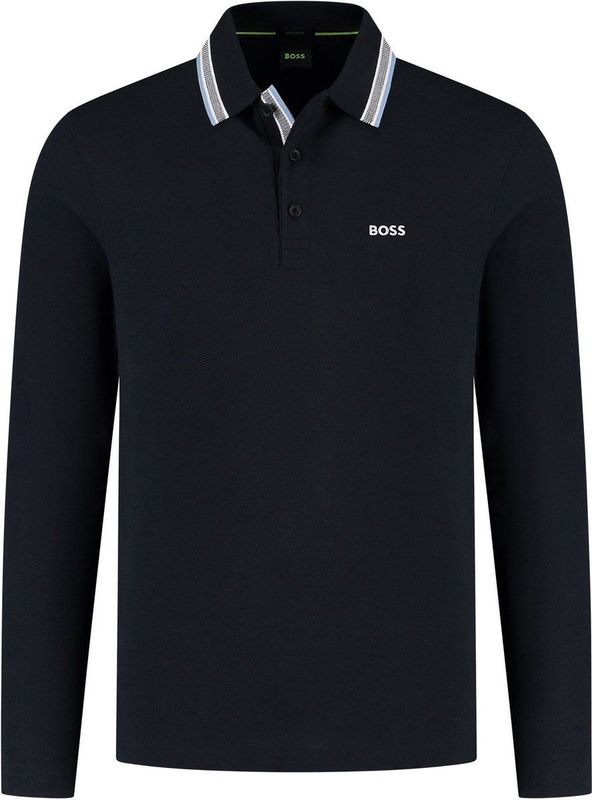 Boss - Plisy Sweatshirt - Grijs - Katoen - Casual Stijl